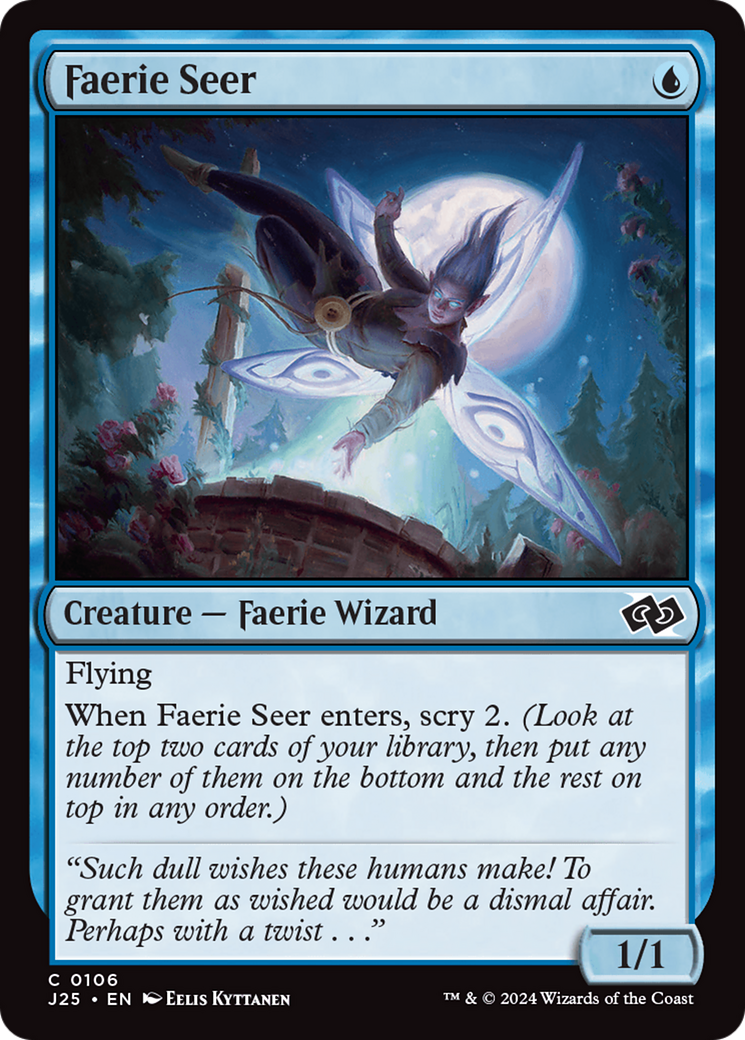 Faerie Seer [Foundations Jumpstart] | Magic Magpie