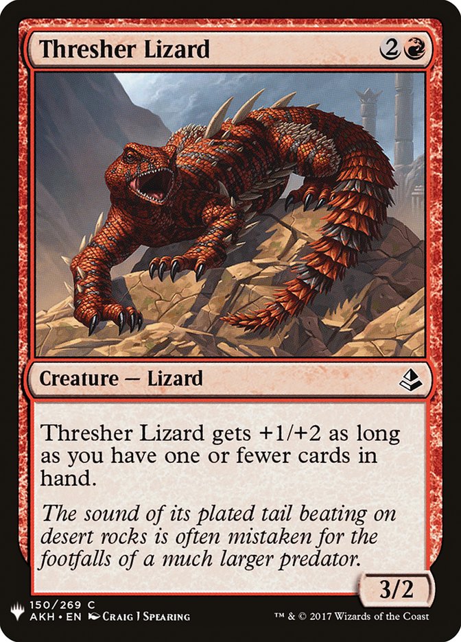 Thresher Lizard [Mystery Booster] | Magic Magpie