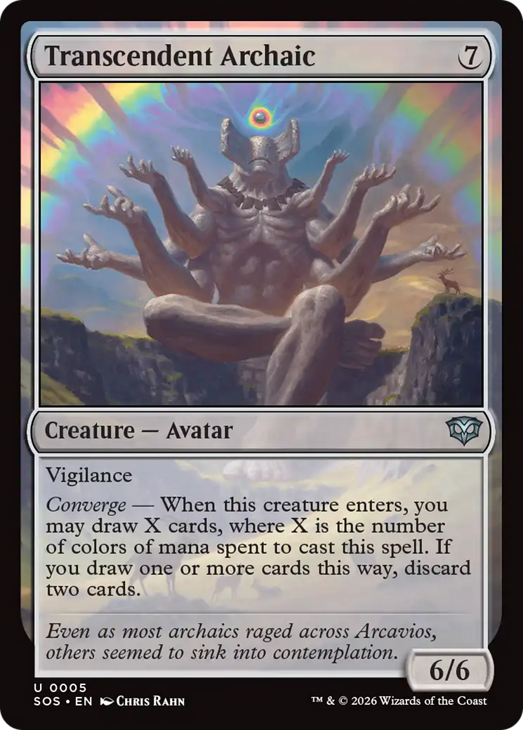 Transcendent Archaic [Secrets of Strixhaven] | Magic Magpie