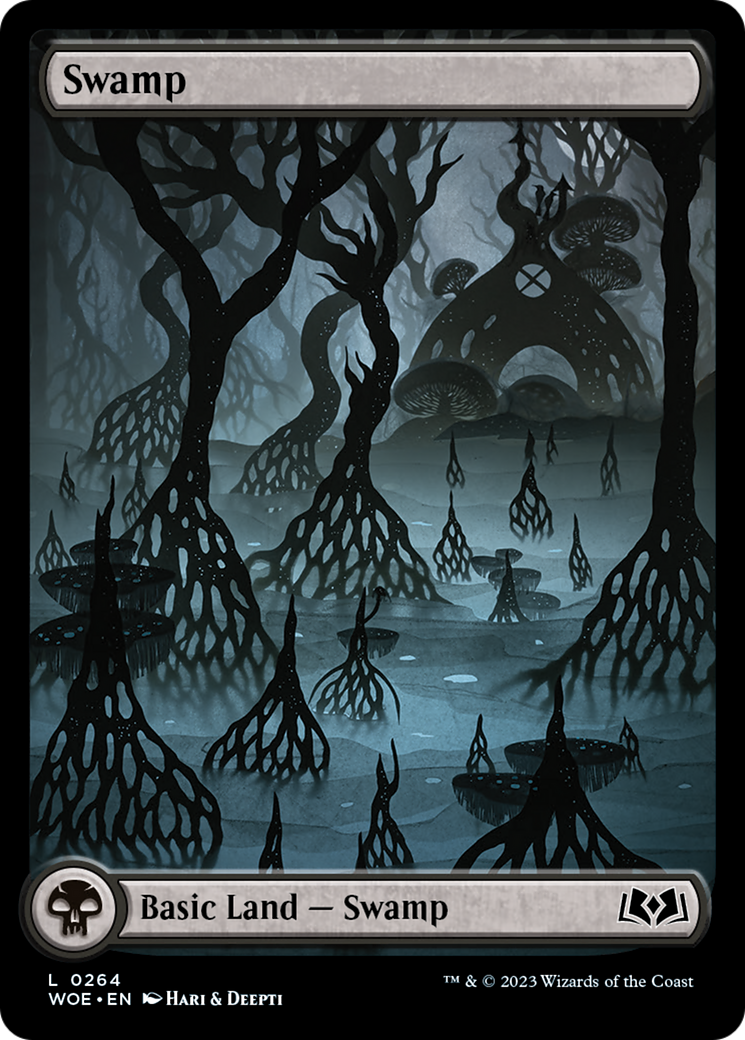 Swamp (264) (Full-Art) [Wilds of Eldraine] | Magic Magpie