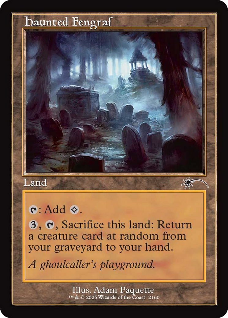 Haunted Fengraf (Retro Frame) [Secret Lair Drop Series] | Magic Magpie