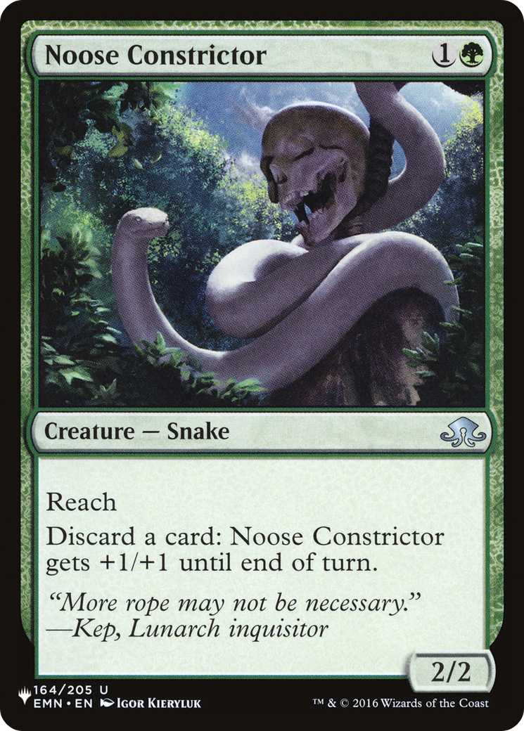 Noose Constrictor [The List] | Magic Magpie