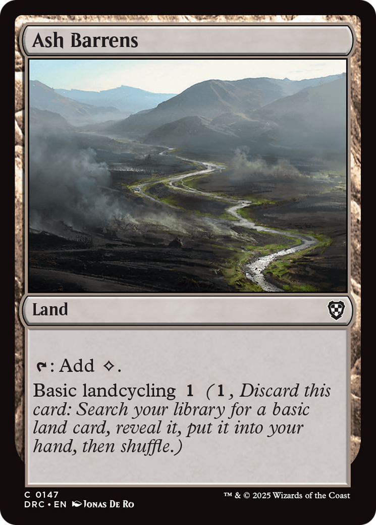 Ash Barrens [Aetherdrift Commander] | Magic Magpie