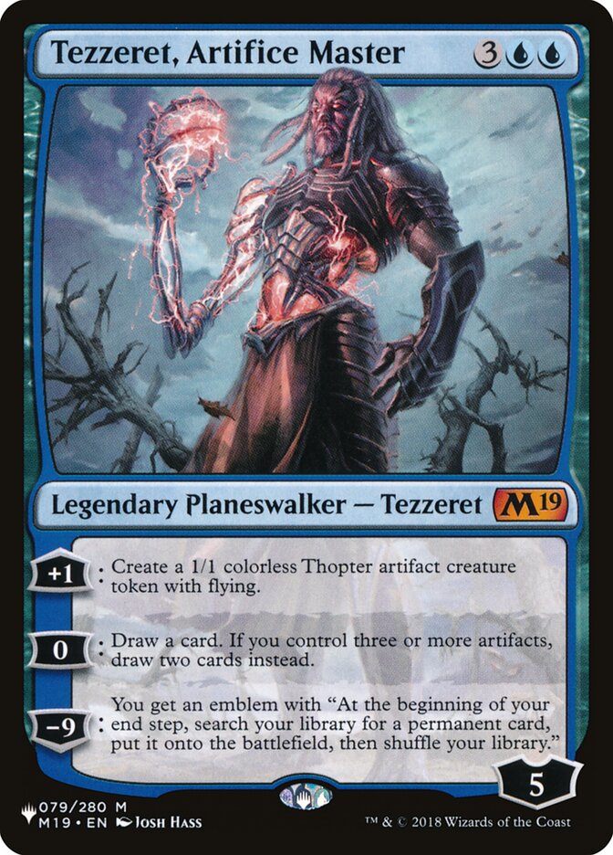 Tezzeret, Artifice Master [The List] | Magic Magpie