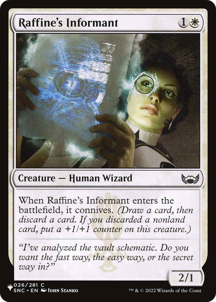 Raffine's Informant [The List] | Magic Magpie