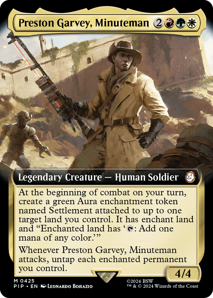 Preston Garvey, Minuteman (Extended Art) [Fallout] | Magic Magpie