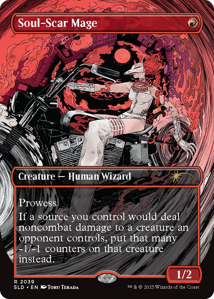 Soul-Scar Mage (2039) (Rainbow Foil) [Secret Lair Drop Series] | Magic Magpie