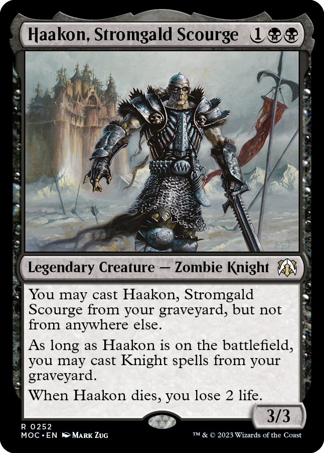 Haakon, Stromgald Scourge [March of the Machine Commander] | Magic Magpie