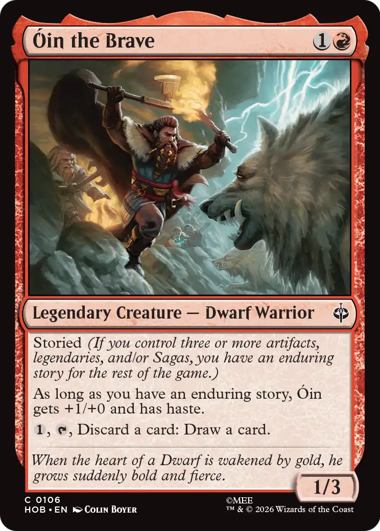 Oin the Brave [The Hobbit] | Magic Magpie