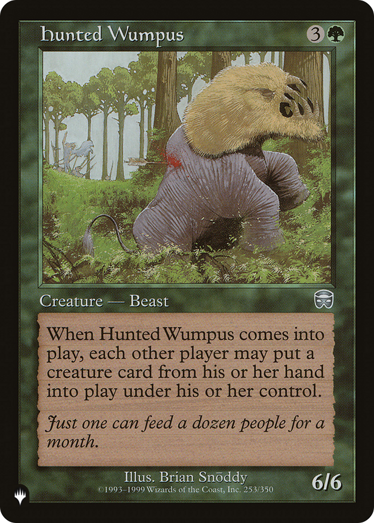 Hunted Wumpus [The List Reprints] | Magic Magpie