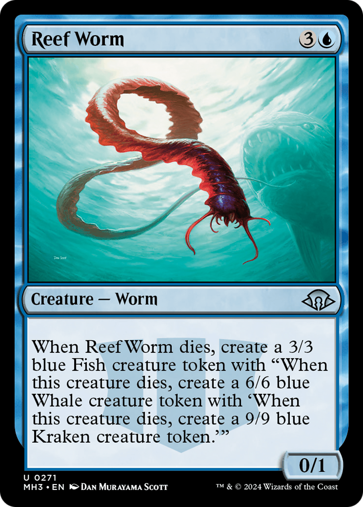 Reef Worm [Modern Horizons 3] | Magic Magpie