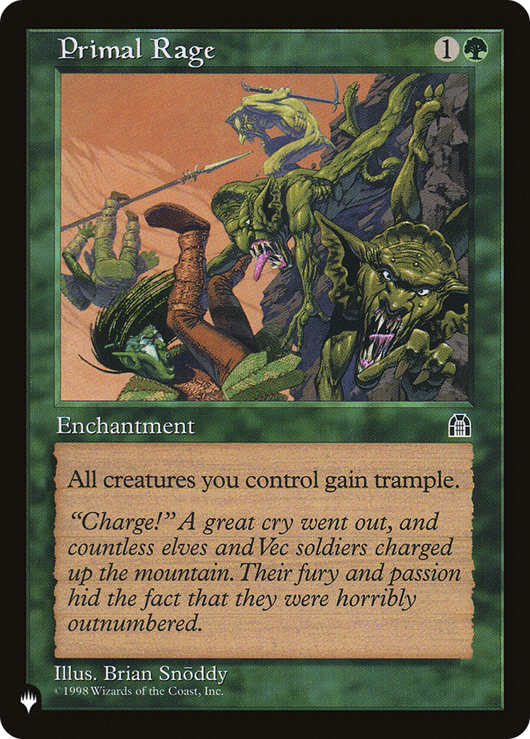 Primal Rage [The List] | Magic Magpie