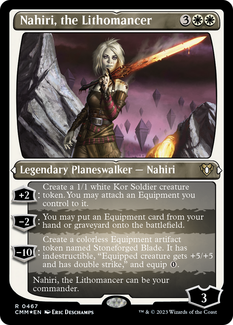 Nahiri, the Lithomancer (Foil Etched) [Commander Masters] | Magic Magpie