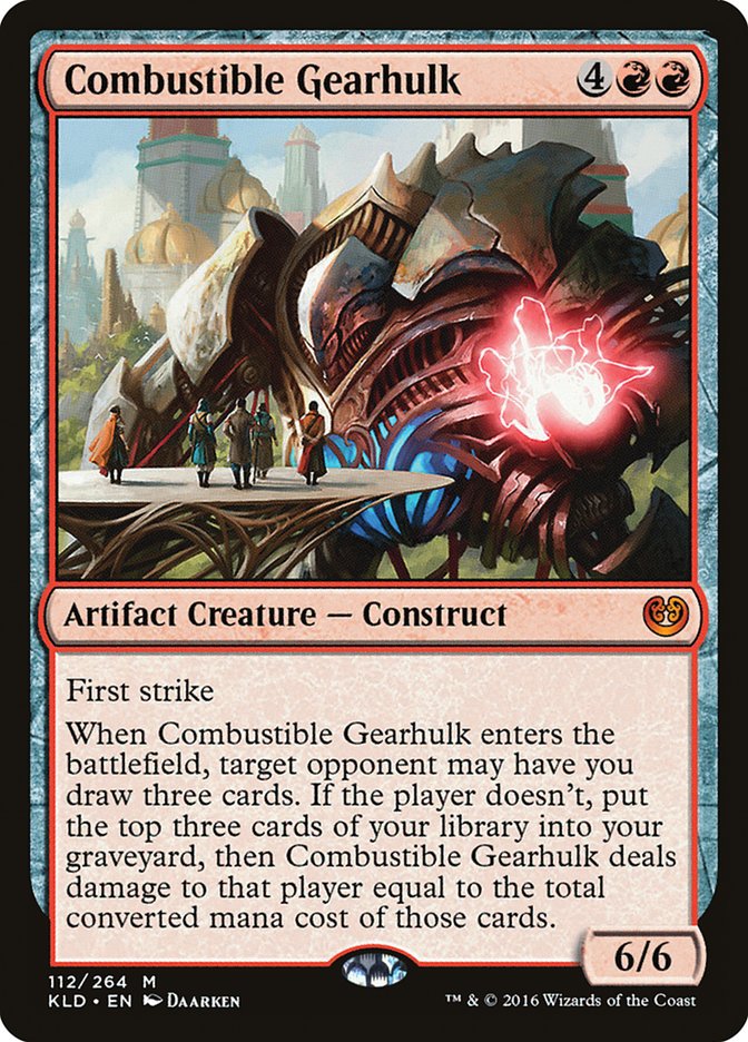 Combustible Gearhulk [Kaladesh] | Magic Magpie