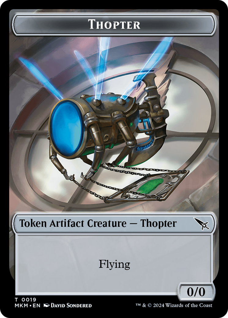 Thopter Token (0019) [Murders at Karlov Manor Tokens] | Magic Magpie