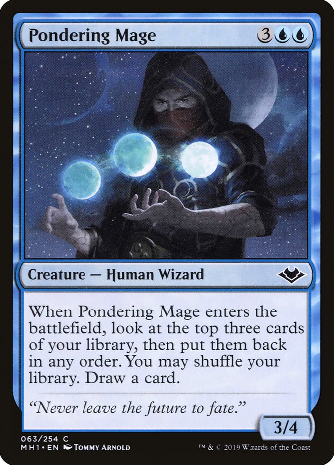 Pondering Mage [Modern Horizons] | Magic Magpie