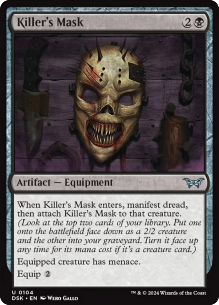 Killer's Mask [Duskmourn: House of Horror] | Magic Magpie