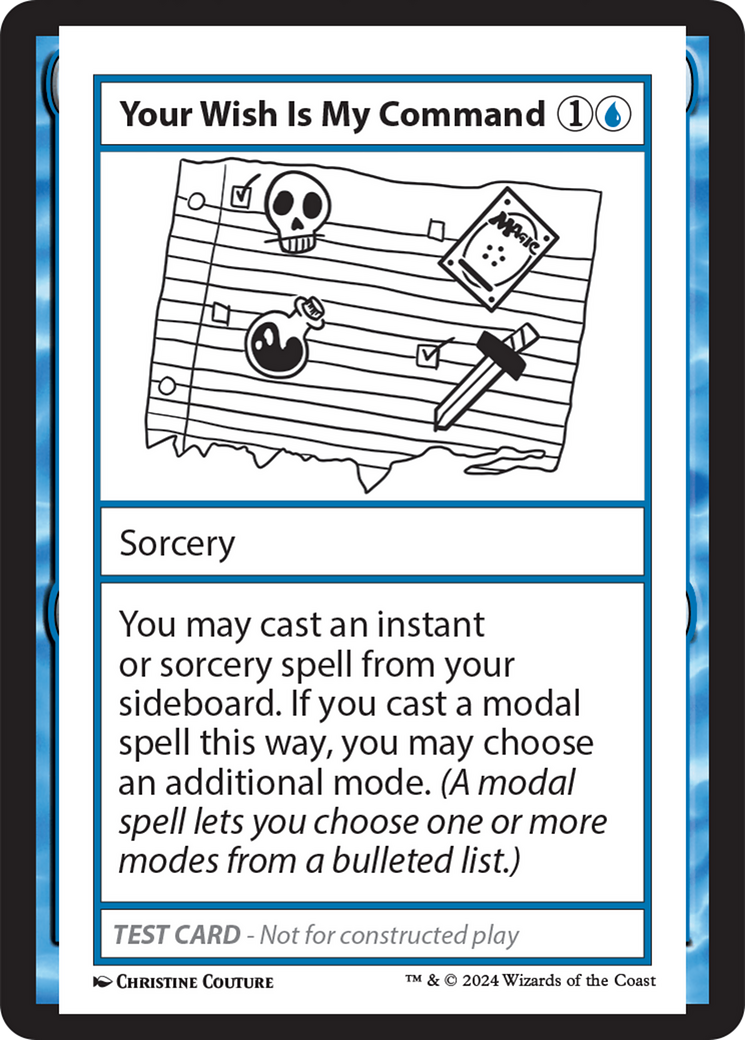 Your Wish Is My Command [Mystery Booster 2 Playtest Cards] | Magic Magpie