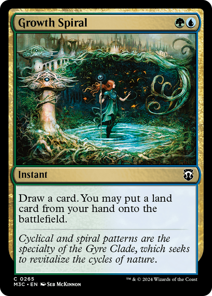 Growth Spiral (Ripple Foil) [Modern Horizons 3 Commander] | Magic Magpie