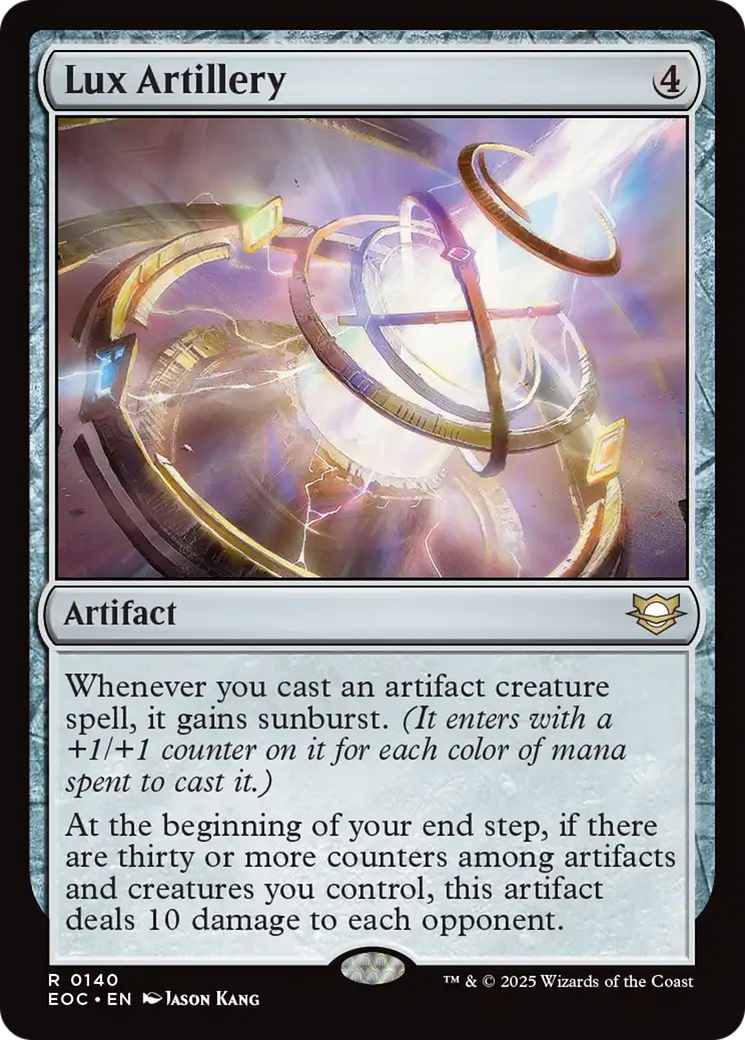 Lux Artillery [Edge of Eternities Commander] | Magic Magpie
