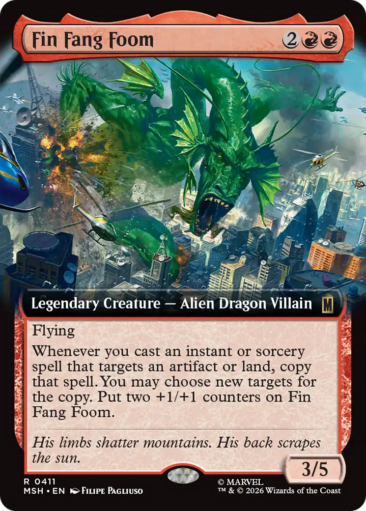 Fin Fang Foom (Extended Art) [Marvel Super Heroes] | Magic Magpie