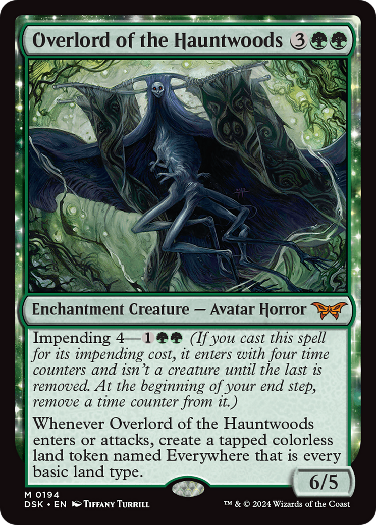 Overlord of the Hauntwoods [Duskmourn: House of Horror] | Magic Magpie