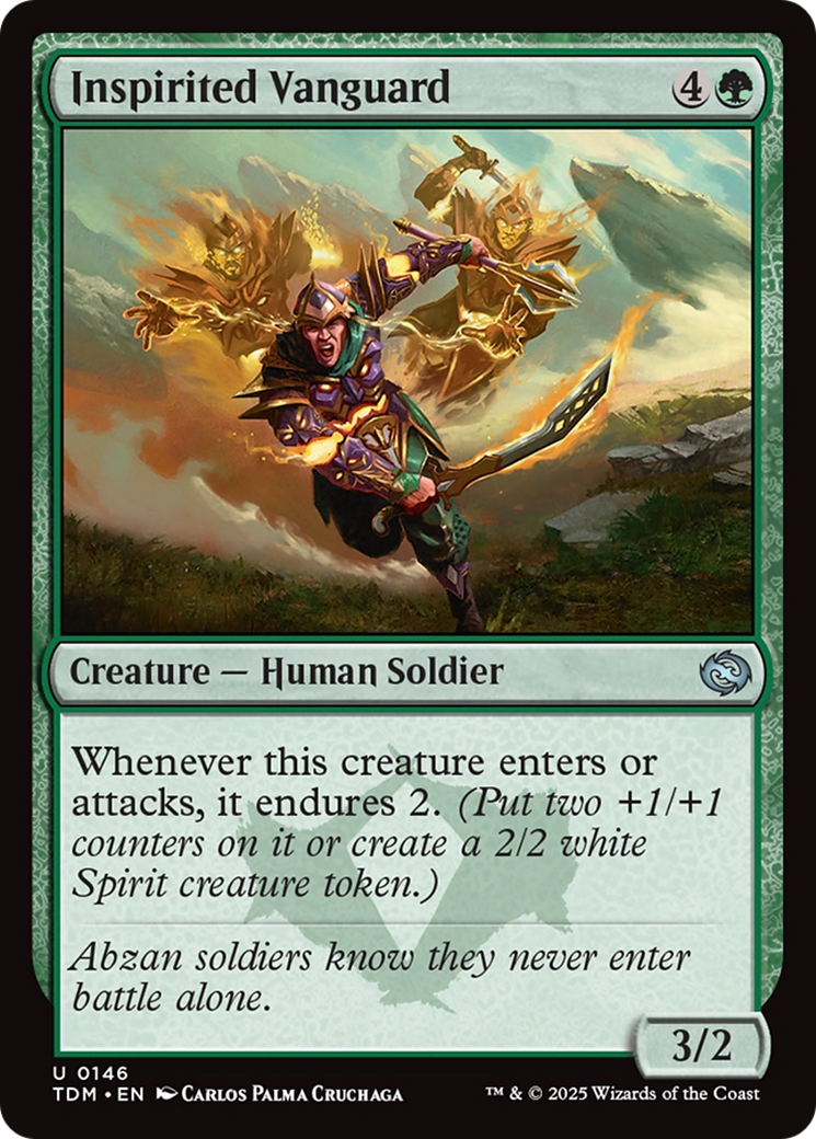 Inspirited Vanguard [Tarkir: Dragonstorm] | Magic Magpie
