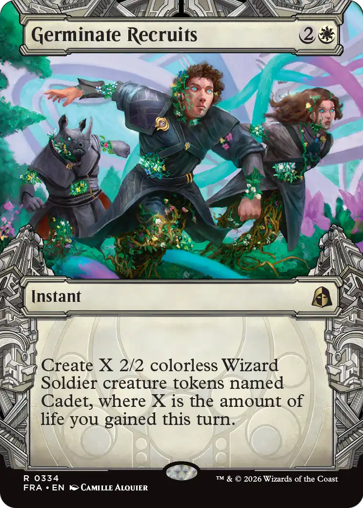 Germinate Recruits (Showcase) [Reality Fracture] | Magic Magpie