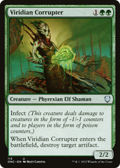 Viridian Corrupter [Phyrexia: All Will Be One Commander] | Magic Magpie