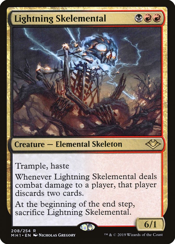 Lightning Skelemental [Modern Horizons] | Magic Magpie