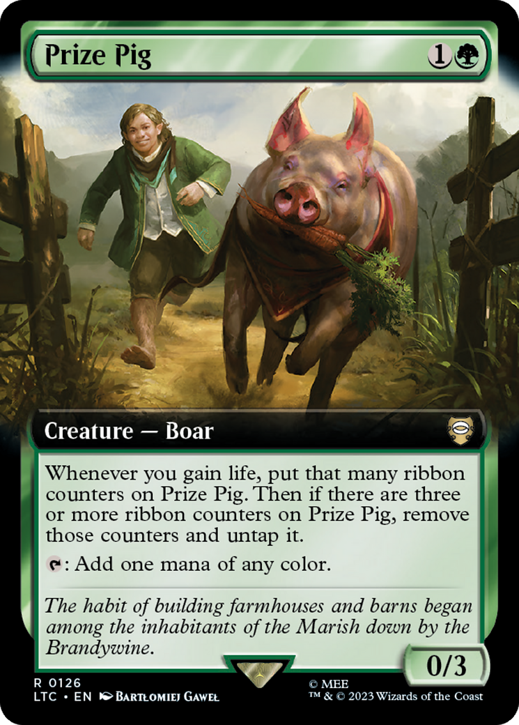 Prize Pig (Extended Art) [The Lord of the Rings: Tales of Middle-Earth Commander] | Magic Magpie