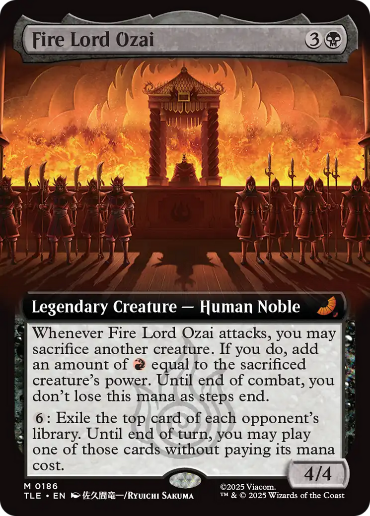 Fire Lord Ozai (Extended Art) [Avatar: The Last Airbender: Eternal-Legal] | Magic Magpie