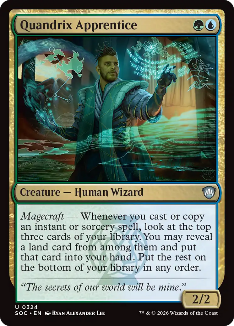 Quandrix Apprentice [Secrets of Strixhaven Commander] | Magic Magpie