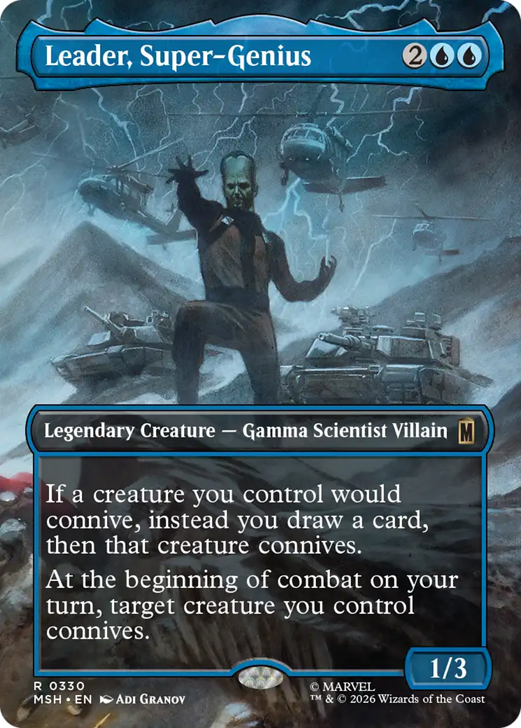 Leader, Super-Genius (Borderless) [Marvel Super Heroes] | Magic Magpie