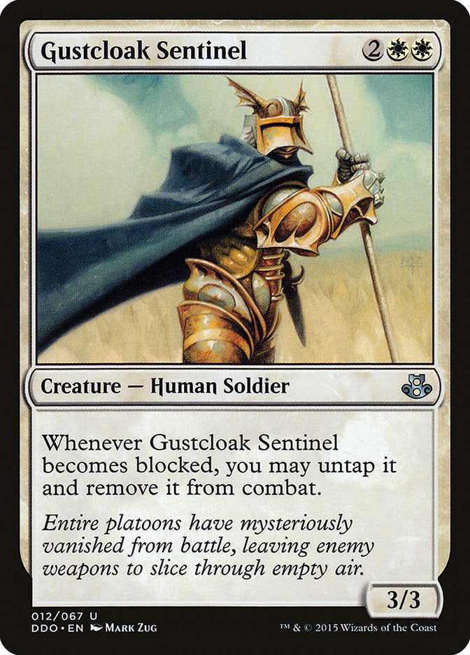 Gustcloak Sentinel [Duel Decks: Elspeth vs. Kiora] | Magic Magpie