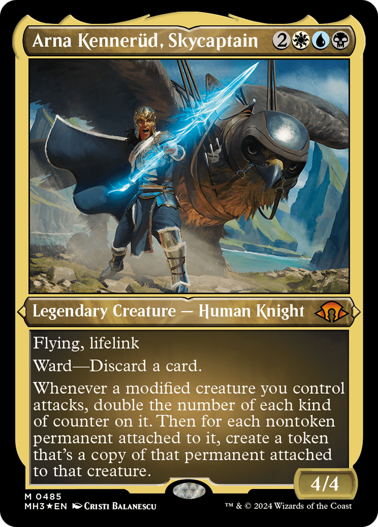 Arna Kennerud, Skycaptain (Foil Etched) [Modern Horizons 3] | Magic Magpie