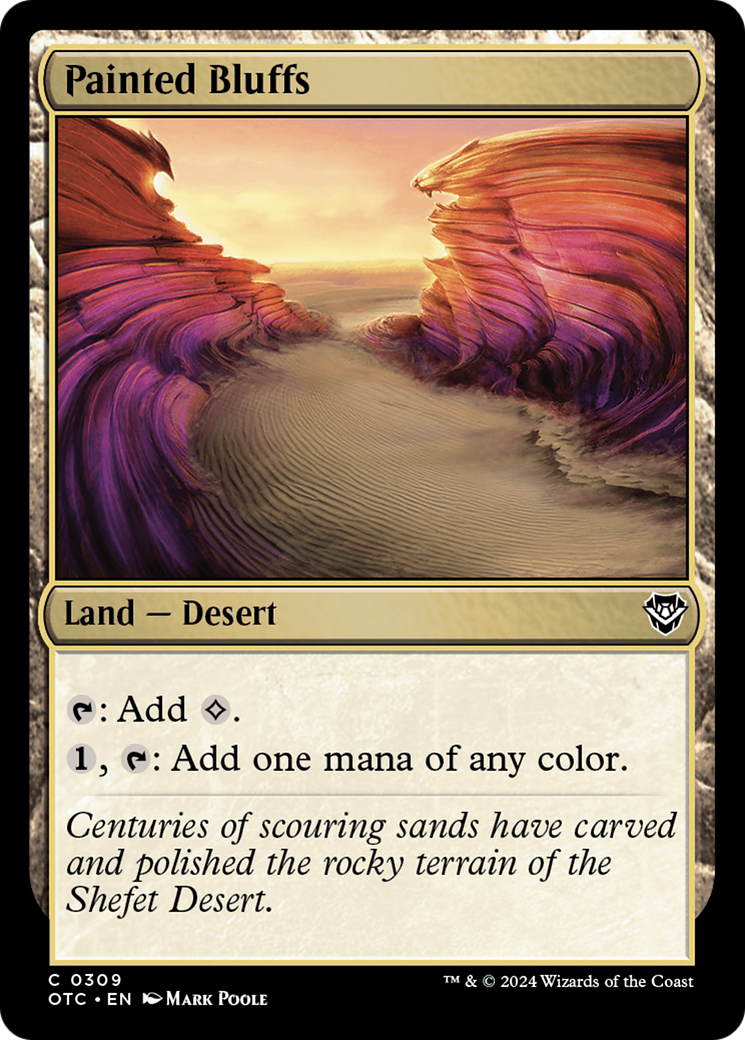 Painted Bluffs [Outlaws of Thunder Junction Commander] | Magic Magpie