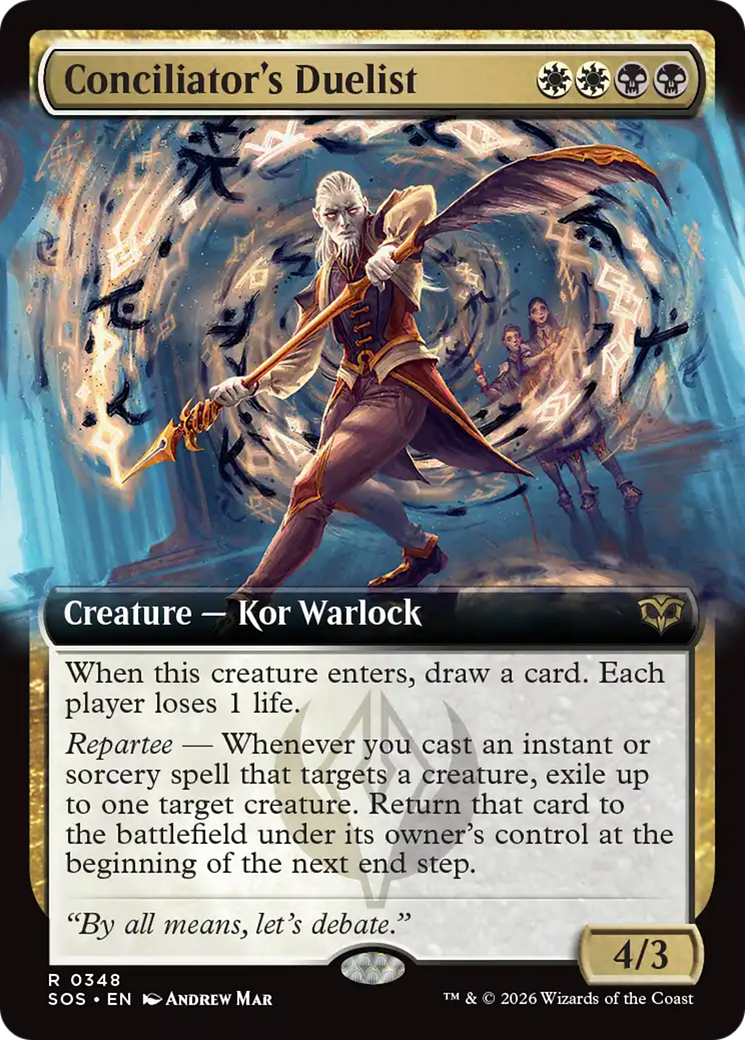 Conciliator's Duelist (Extended Art) [Secrets of Strixhaven] | Magic Magpie