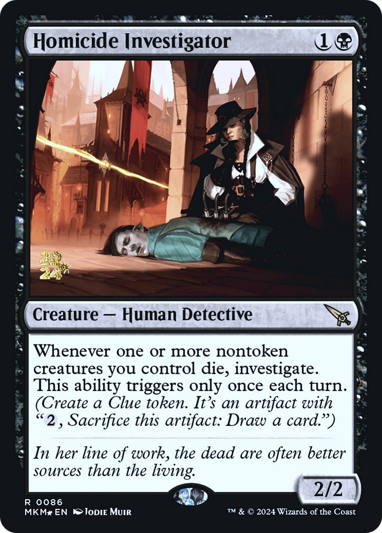 Homicide Investigator [Murders at Karlov Manor Prerelease Promos] | Magic Magpie