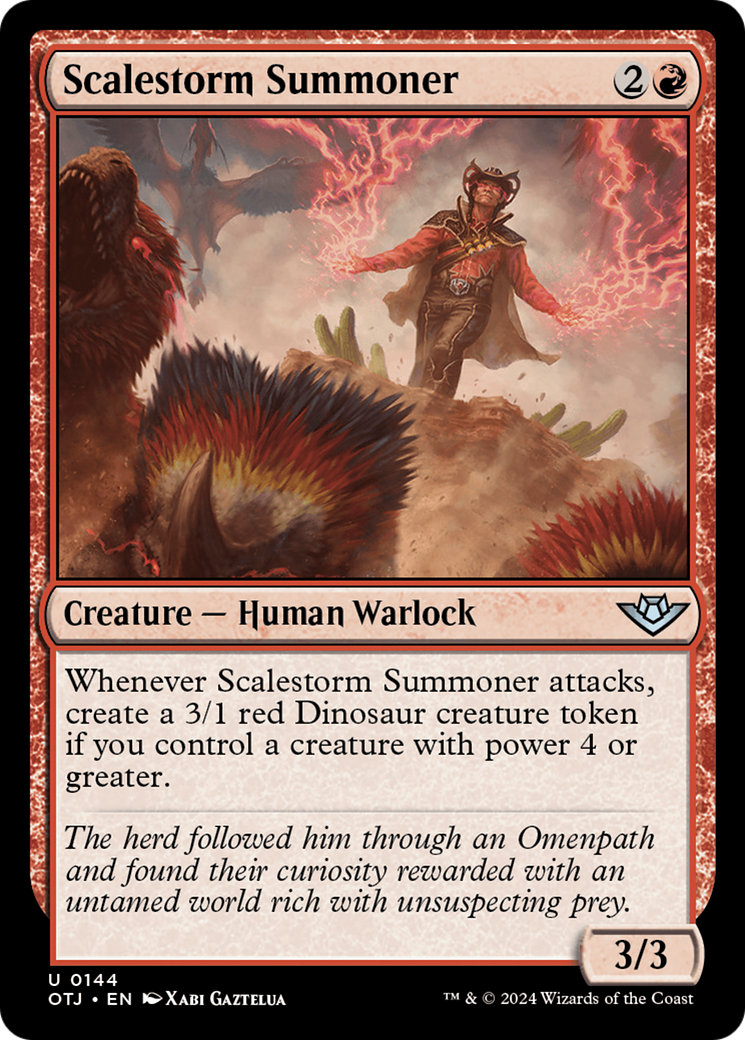 Scalestorm Summoner [Outlaws of Thunder Junction] | Magic Magpie