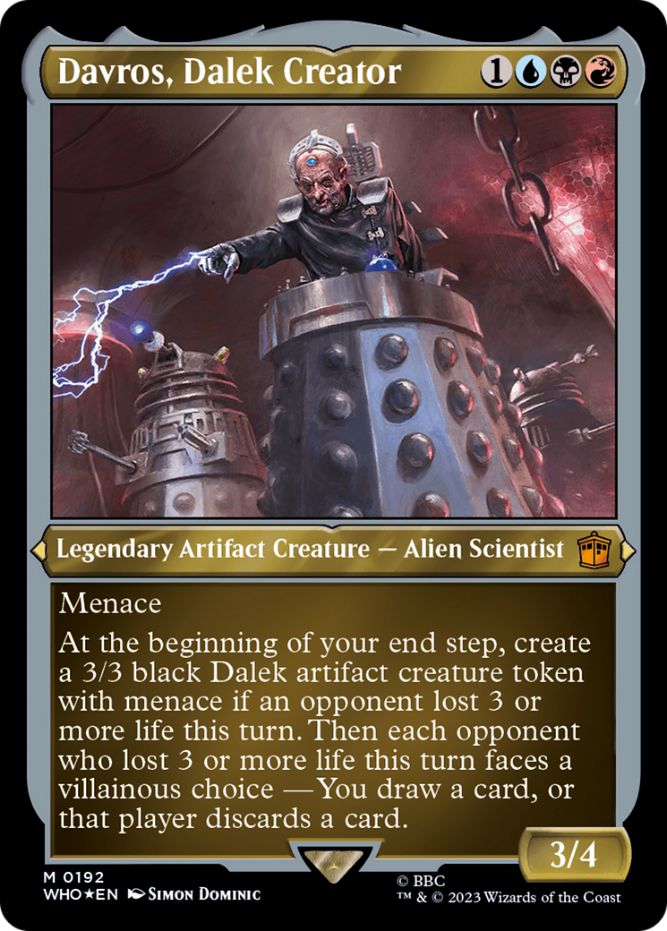 Davros, Dalek Creator (Display Commander) - Thick Stock [Doctor Who] | Magic Magpie