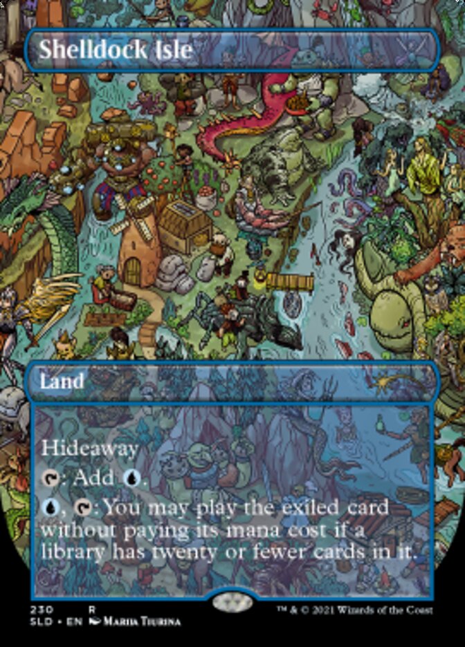 Shelldock Isle (230) (Borderless) [Secret Lair Drop Series] | Magic Magpie