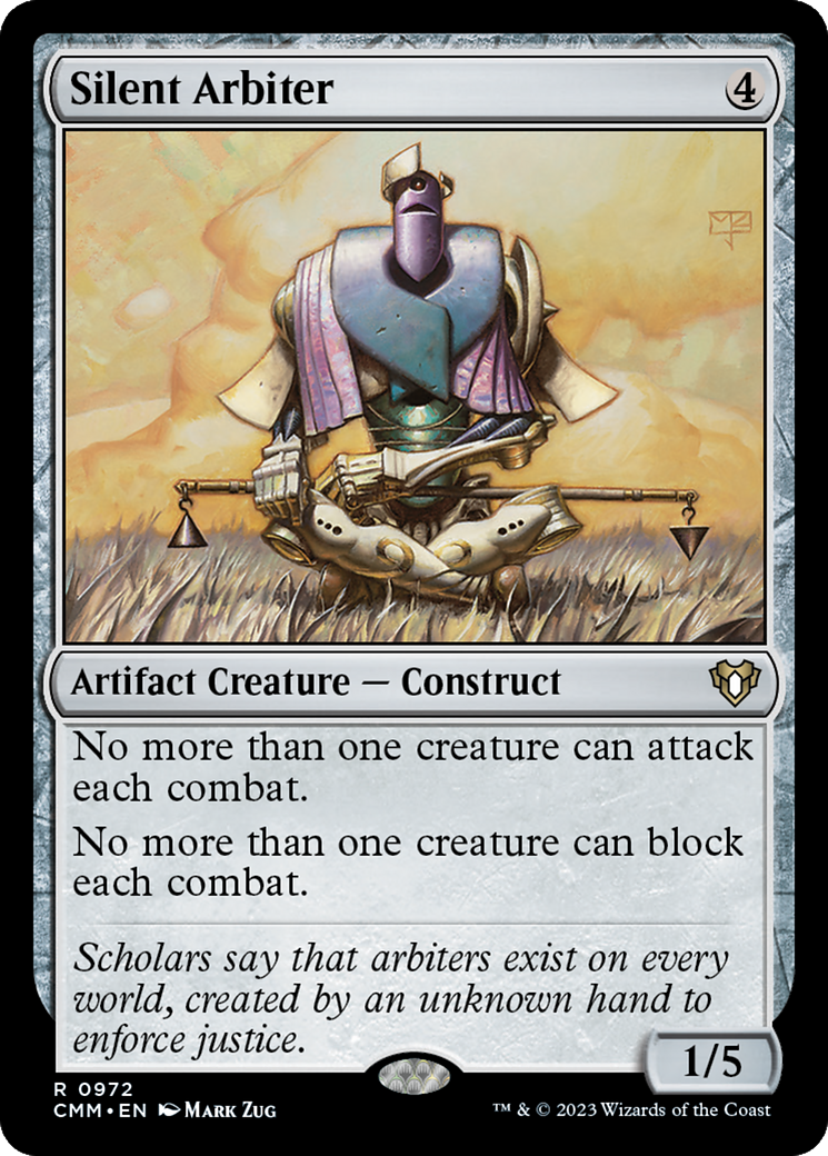 Silent Arbiter [Commander Masters] | Magic Magpie