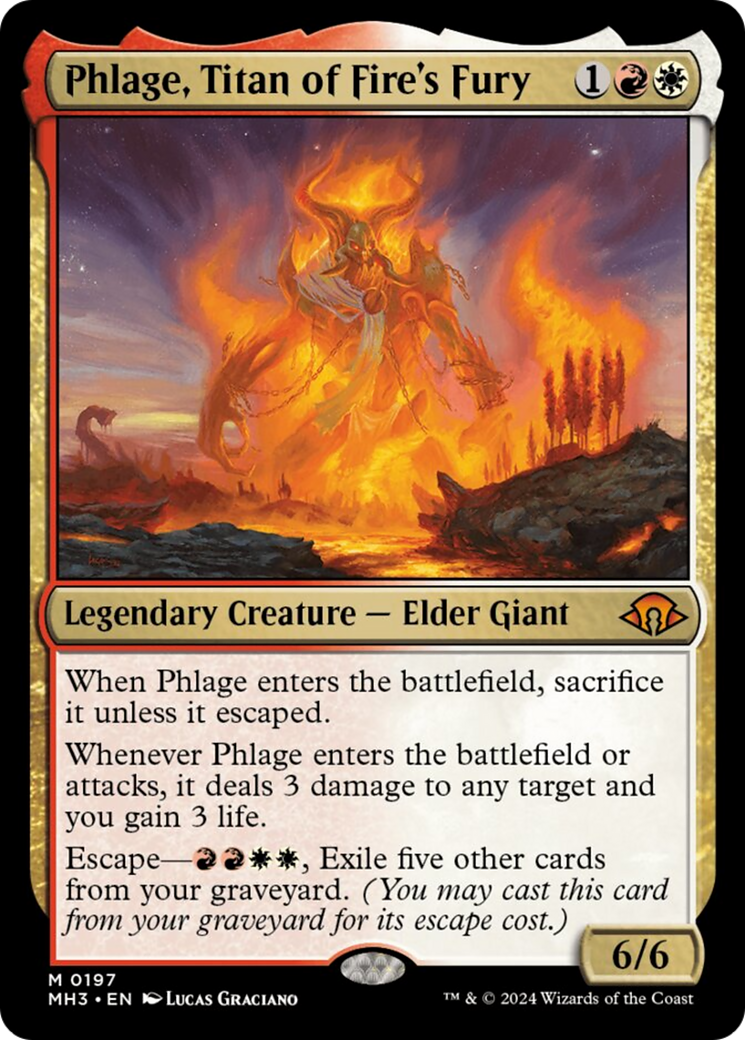 Phlage, Titan of Fire's Fury [Modern Horizons 3] | Magic Magpie