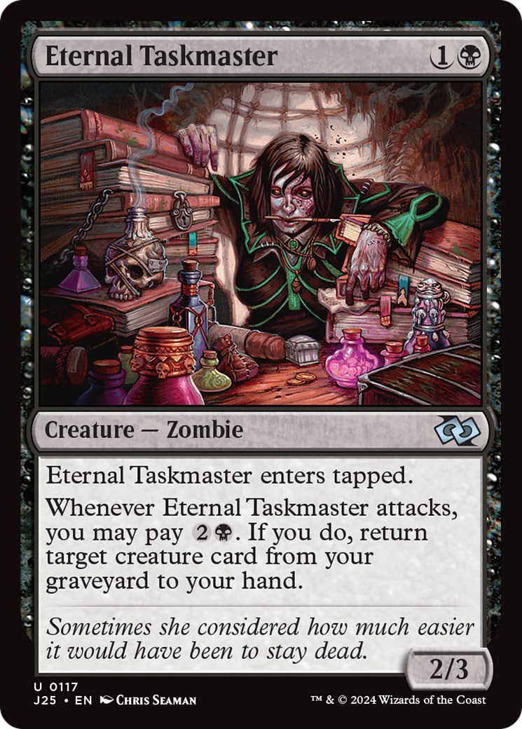 Eternal Taskmaster [Foundations Jumpstart] | Magic Magpie