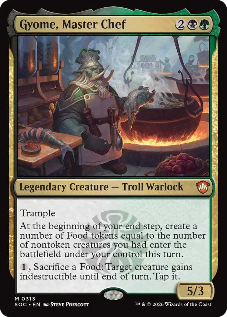 Gyome, Master Chef [Secrets of Strixhaven Commander] | Magic Magpie