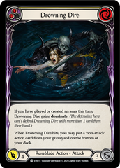 Drowning Dire (Yellow) [EVR111] (Everfest)  1st Edition Rainbow Foil | Magic Magpie