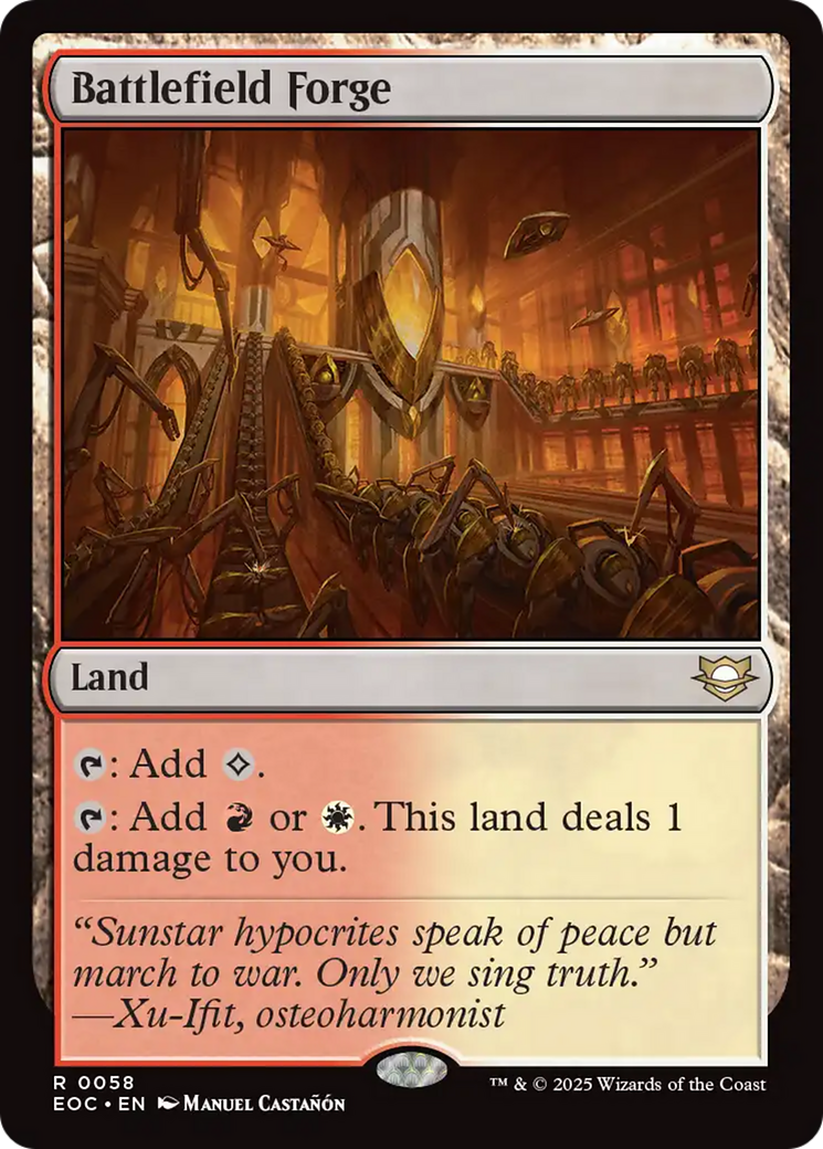 Battlefield Forge [Edge of Eternities Commander] | Magic Magpie