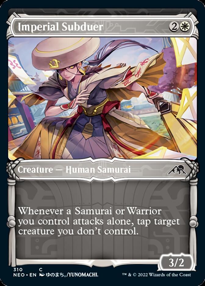 Imperial Subduer (Showcase Samurai) [Kamigawa: Neon Dynasty] | Magic Magpie