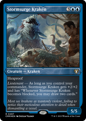 Stormsurge Kraken (Foil Etched) [Commander Masters] | Magic Magpie